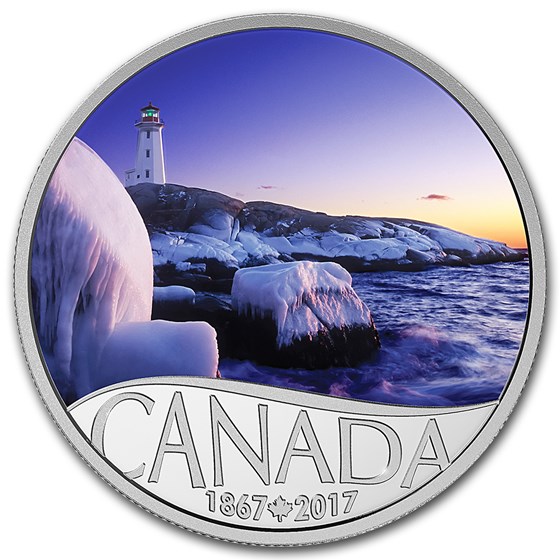 2017 Canada 1/2 oz Ag $10 Celebrating Canada's 150th: Lighthouse 2017 Canada 1/2 oz Ag $10 Celebrating Canada's 150th: Lighthouse